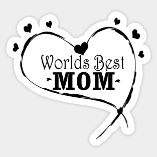 Worlds Best Mom Sticker